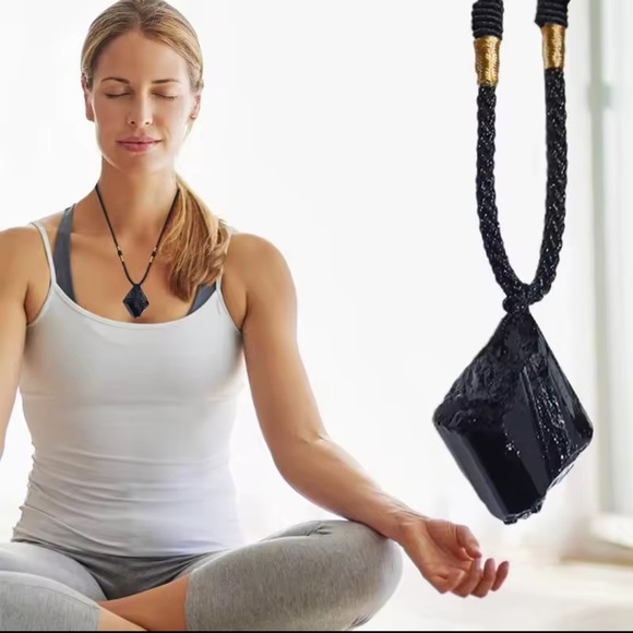 Natural Stone Necklace – Natural Crystal Healing Stone Pendant for Men & Women - Picture 4 of 16